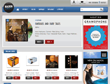 Tablet Screenshot of naxosdirect.fi